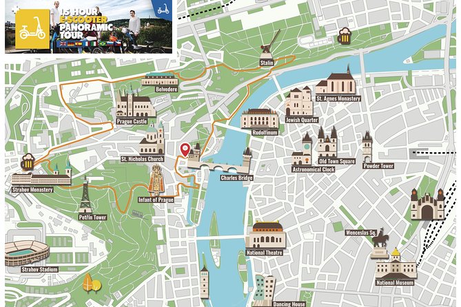 1.5h Prague E-Scooter Panoramic Tour small-group with PragueWay - Petřín Park and Petřín Lookout Tower: Your Panoramic Payoff