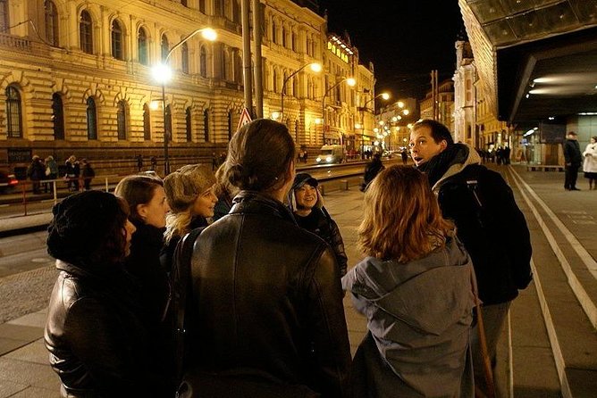 3-hour Prague by Night Walking Tour - River viewpoints at Legion Bridge and Charles Bridge