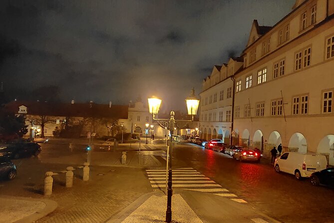 4-hour Private Prague by Night Tour - Strahov Monastery viewpoint at night, a hilltop payoff