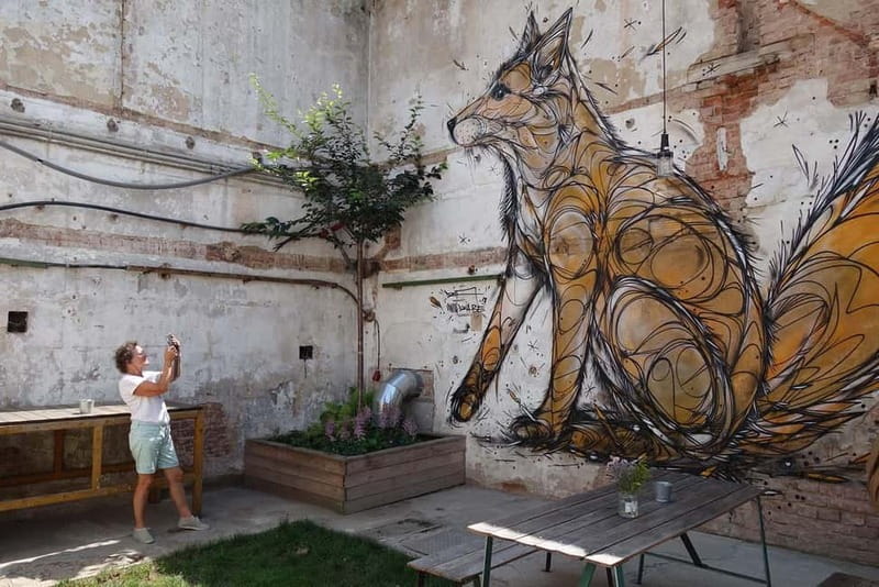 Alternative Prague Walking Tour - VNITROBLOCK: When a Repurposed Factory Becomes a Creative Hub