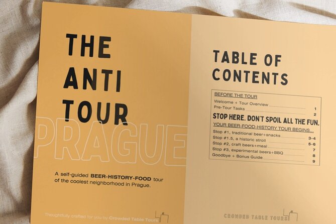 Anti Tour Prague - Self Guided Beer and Food Tour - Timing: how to fit a 3 to 5 hour tour into a Prague day