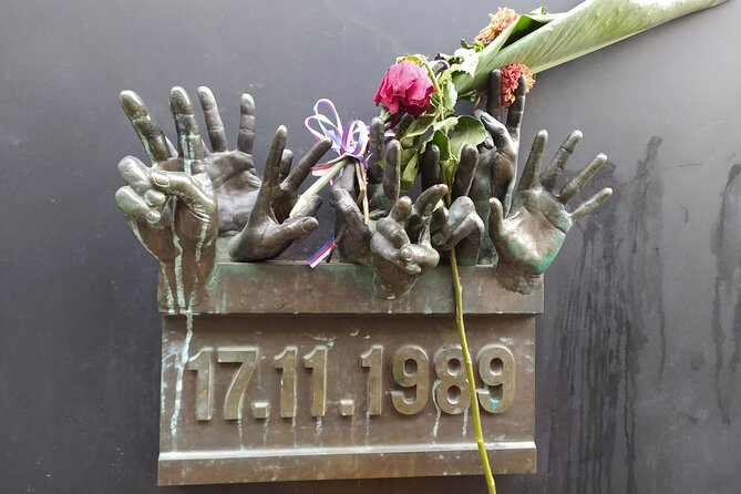 Back to Communism Walking Tour - Stop 3: The Hands Memorial on Národní třída and the Velvet Revolution