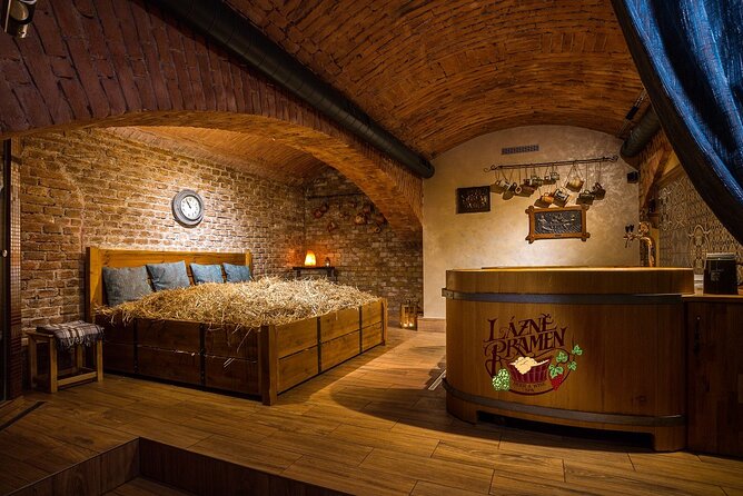 Beer bath Spa for 2 people/ 1 tub - 1,5 hour Activity in Prague - Key Takeaways Before You Go