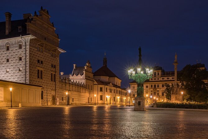 Best views of Prague by night - Dancing House area: quick culture stops plus a rooftop drink option