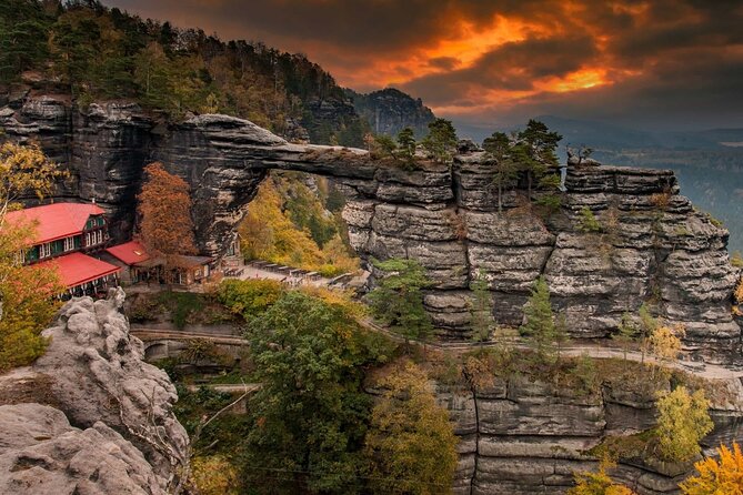 Bohemian and Saxon Switzerland All inclusive trip - Fantasy Tour - Tisá and the sandstone labyrinth setup, plus lunch that actually fuels you