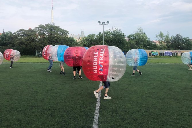 Bubble football - Price and value at about $39.61 per person