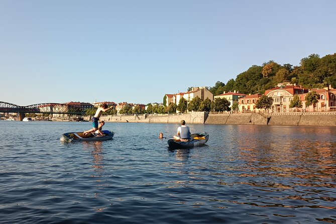 Canoe Prague - Splash into Fun! - Route Walkthrough: From Dancing House Views to Vyšehrad Castle Area