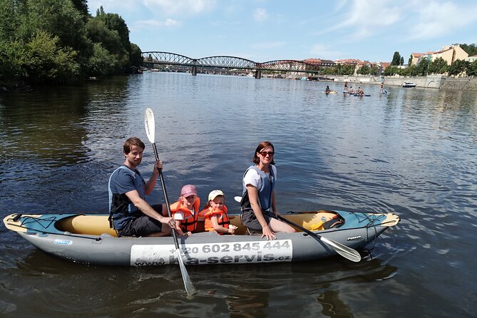 Canoe Prague - Splash into Fun! - On-the-Water Experience: Paddling Work, Breaks, and Fun Slide Moments