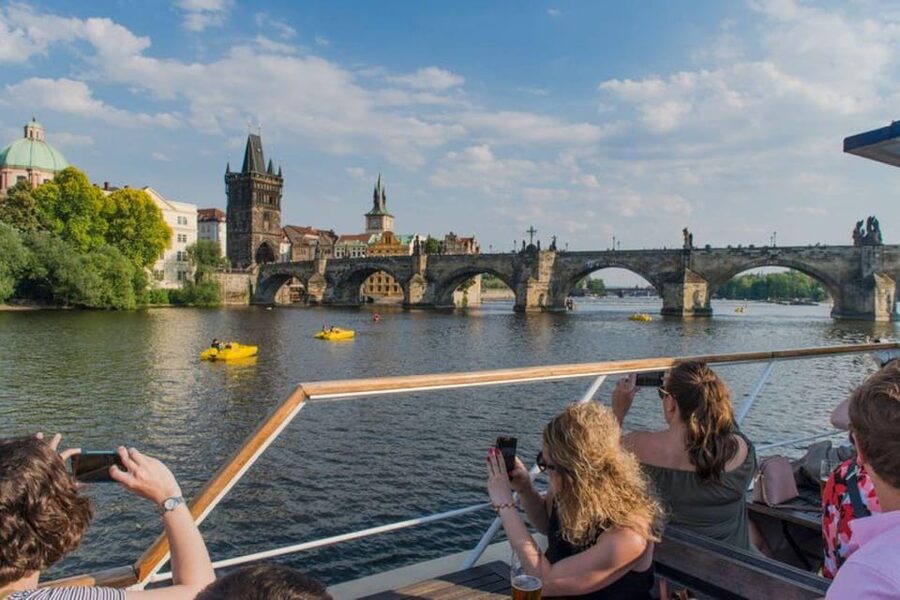 City Sightseeing Prague HOHO Bus, Castle Tour + River Cruise - Vltava River cruise from Pier 3: the view you do not get on foot