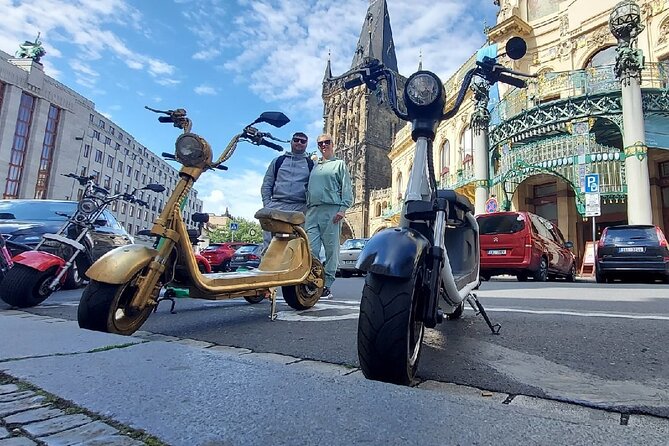 Create your own route on eScooter and enjoy Prague on wheels! - The Jewish Quarter Pass-By: Synagogue, Cemetery, and the Market Area