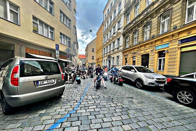 Create your own route on eScooter and enjoy Prague on wheels! - New Town Main Square and the 1989 Velvet Revolution Spot