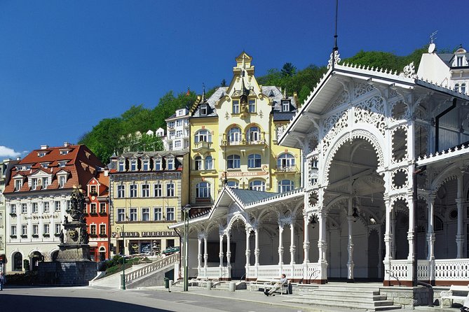 Czech Spas of Karlovy Vary and Marianske Lazne from Prague - Marianske Lazne: Cross Spring, colonnades, and a calmer feel