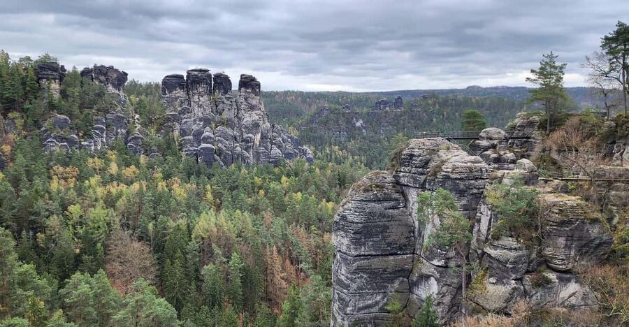 Day trip from Prague to Bohemian and Saxon Switzerland - The boat cruise through Edmond’s or Wild Gorge on the Kamenice River