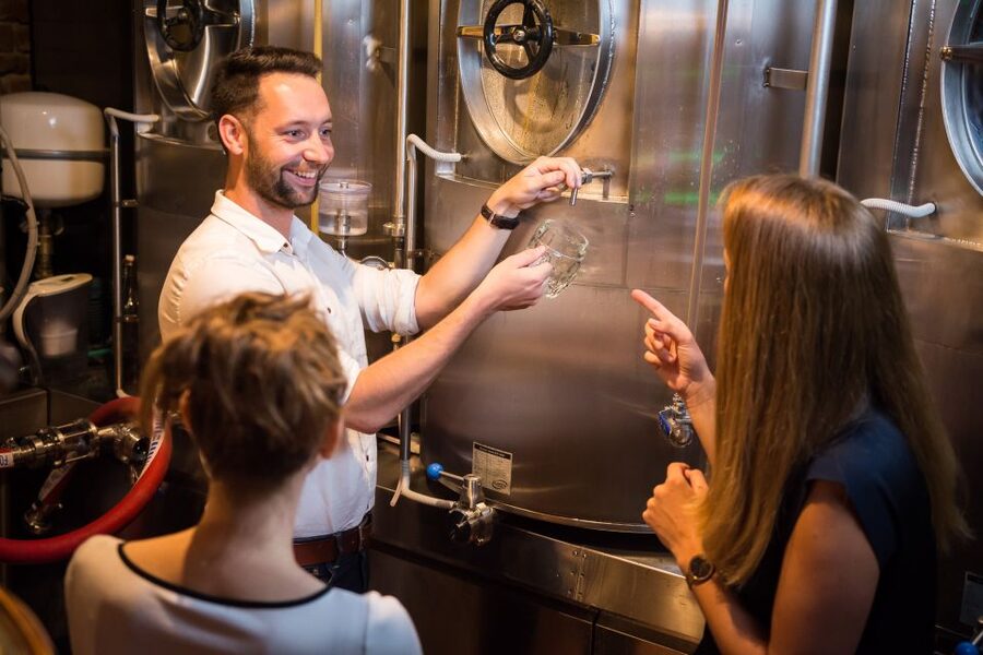Delicious Food Tour by Prague Food Tour - Stop one: 45 minutes of beer and wine tasting with Czech food