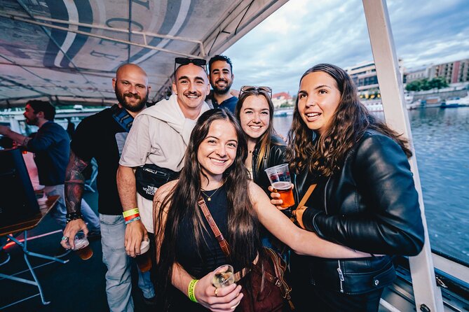 Drunken Monkey Prague Boat Party w/ 2hr Open Bar, DJ & Club Entry - The 10pm Rule You Need to Respect (No Guided Tour After)