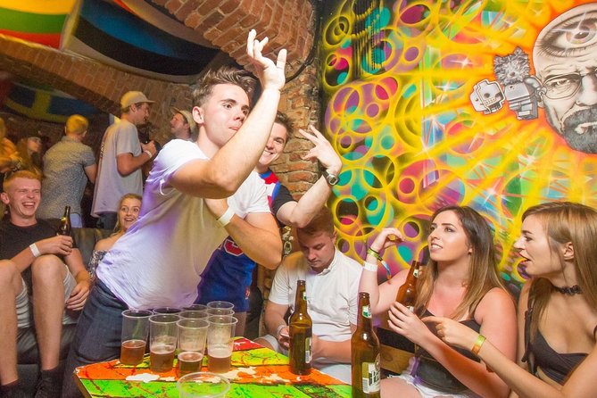 Drunken Monkey Pub Crawl with Open Bar & Club Entry - Where You Start: U Milosrdných, Staré Město