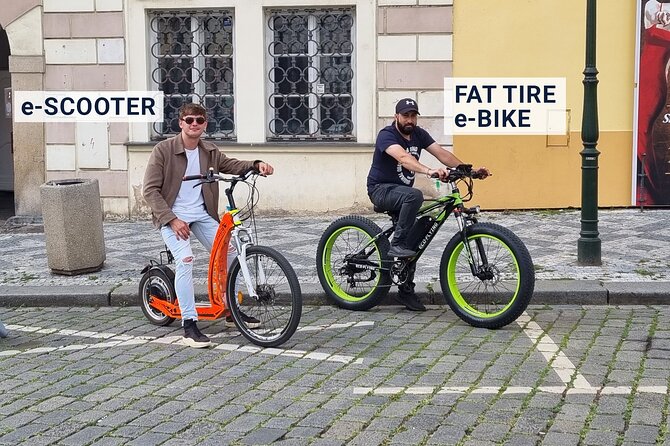 E-Bike, E-Scooter Viewpoint Fun Tour - An electric viewpoint circuit: the quick way to see Prague’s top hits