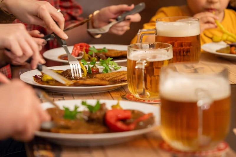 Eating Prague by Night Drinks & Food Tour - Czech Beef Goulash by Charles Bridge: The Heart of the Meal