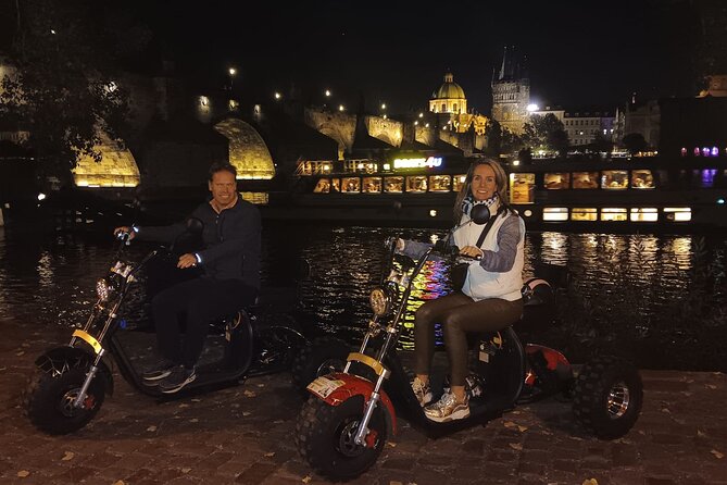 Electric Trike Night Tour in Prague - Live Guided - Wenceslas Square to the Powder Tower: Prague’s central pulse