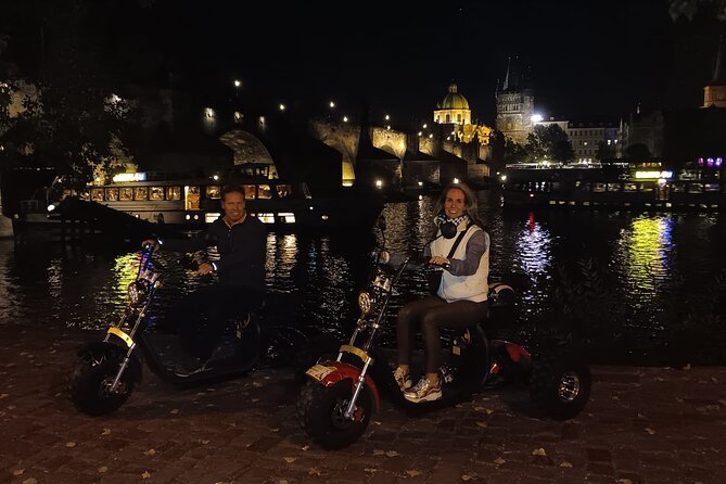 Electric Trike Night Tour in Prague - Live Guided - Summer Park and Letna: the view that makes the trike worth it