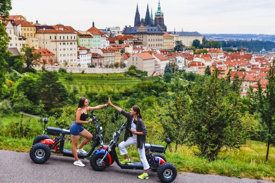 Electric Trike Sunset Prague Tour - The ride, stop by stop: what you will actually see