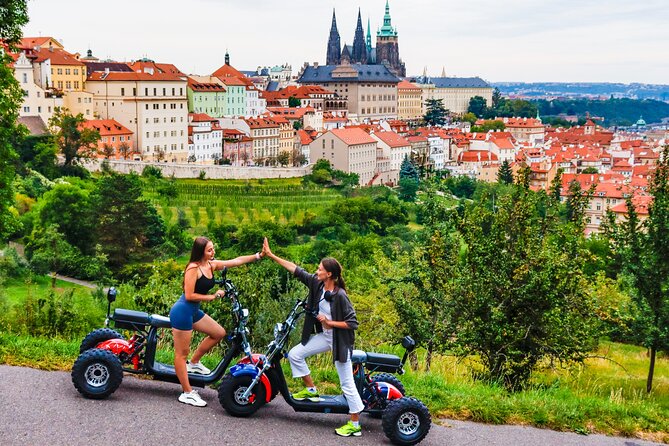 Electric Trike Tour in Prague - City Sightseeing & Fun Riding - Prague Castle from outside: big moments without the crowds spiral