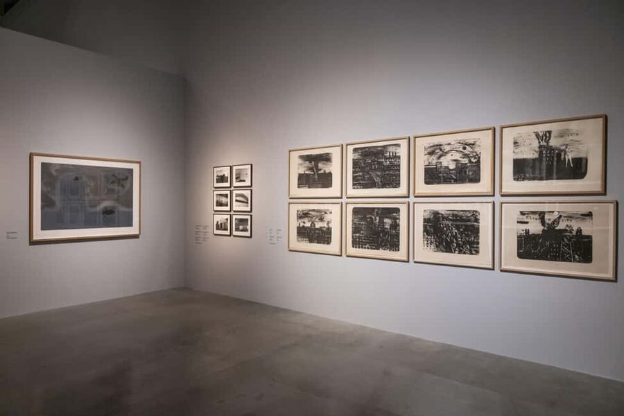 Exhibition David Lynch: Up in Flames - How the show is organized, thematic links instead of a timeline