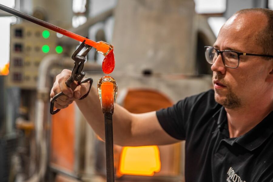 From Prague: Bohemian Glass Crystal Private Tour with Lunch - Novotný Glass Studio and Museum: Replicas, Awards, and Real Craft