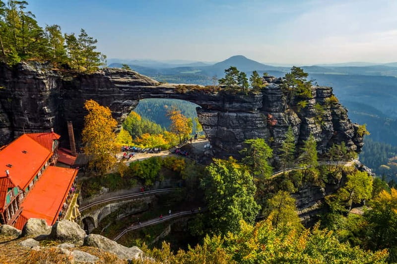 From Prague: Bohemian & Saxon Switzerland All-Inclusive Tour - Bohemian Switzerland walking and the short cruise break