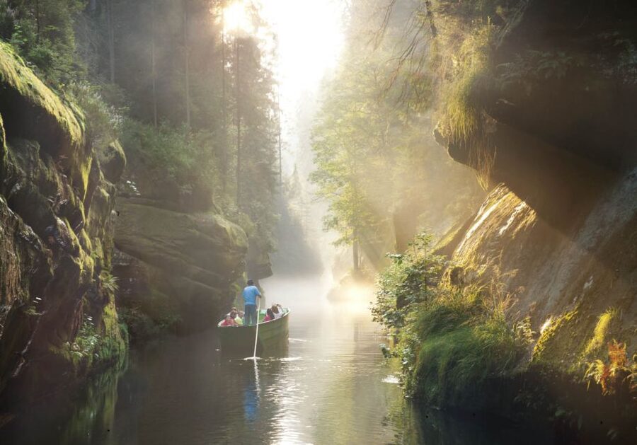 From Prague: Bohemian & Saxon Switzerland Semi Private Tour - Wild Gorge, the Kamenice River boat, and the 200 m stairs reality