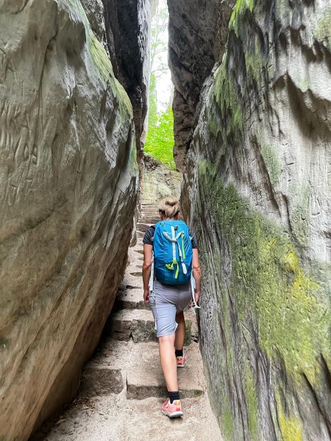 From Prague: Full-Day Bohemian Paradise Guided Hiking Trip - Hruboskalsko Rock City: viewpoints, the climber cemetery, and the rock-city feeling