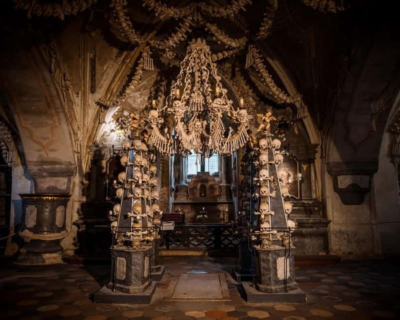 From Prague: Kutná Hora, Bone Church & Folk Village Day Tour - Walking Kutná Hora Streets, Royal Mint Area, and Viewpoints