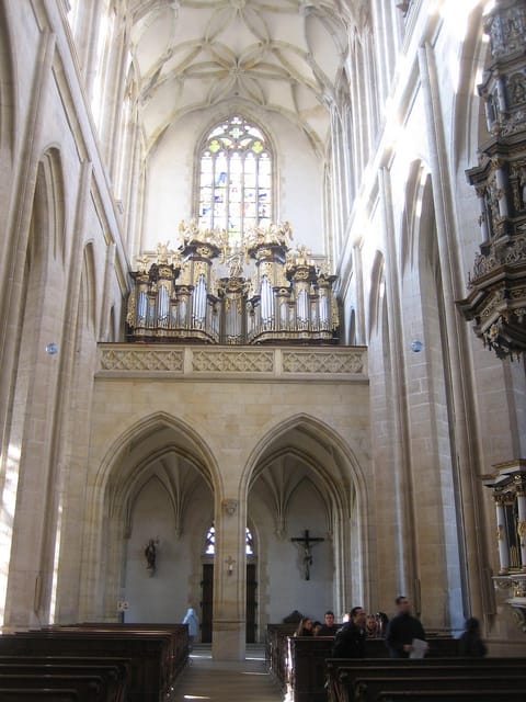 From Prague: Kutna Hora Walking Tour & St. Barbara Cathedral - St. Barbara Cathedral: late Gothic grandeur with miner meaning