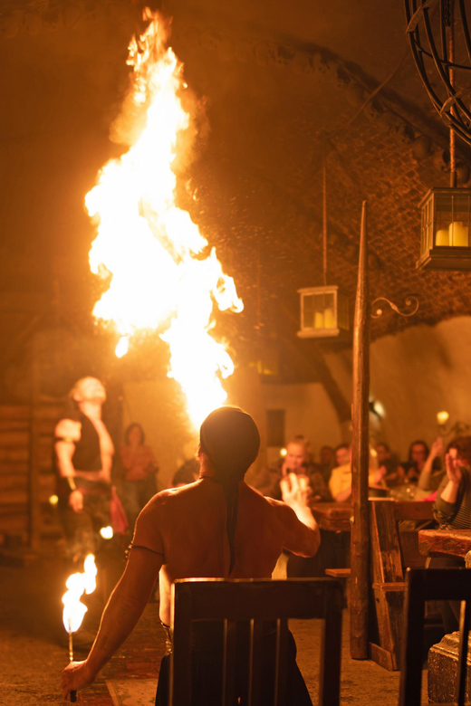From Prague: Medieval Dinner, Show, Castle and Brewery - The medieval tavern dinner, unlimited beer and Moravian wine