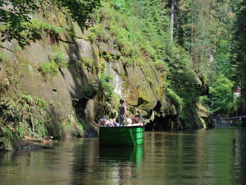From Prague: Tour to Saxon and Bohemian Switzerland - Winter route: Tisa Rocks instead of Pravčická Brána and the boat