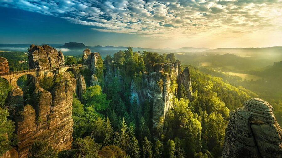 From Prague: Tour to Saxon and Bohemian Switzerland - Pickup from Prague 1, then straight to the parks