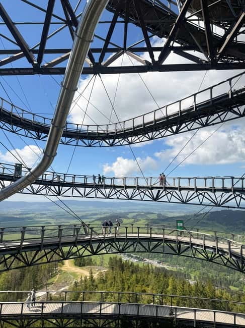 From Prague: Unique Sky Bridge and Sky Walk Day Tour - Lunch, snacks, and Czech food you do not have to hunt down