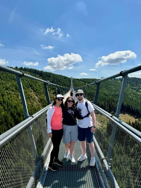 From Prague: Unique Sky Bridge and Sky Walk Day Tour - Getting from Prague: comfortable van, Wi-Fi, and an early start