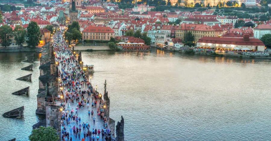 From Vienna: Full-Day Trip to Prague - National Theatre, the riverfront, and Parisian Street: Prague’s elegant side