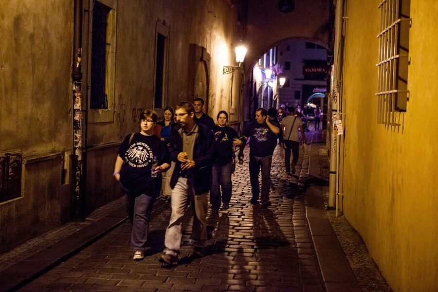 Ghost Walking Tour of Prague - Meeting at Revoluční 767/25 and Getting Set for the Walk