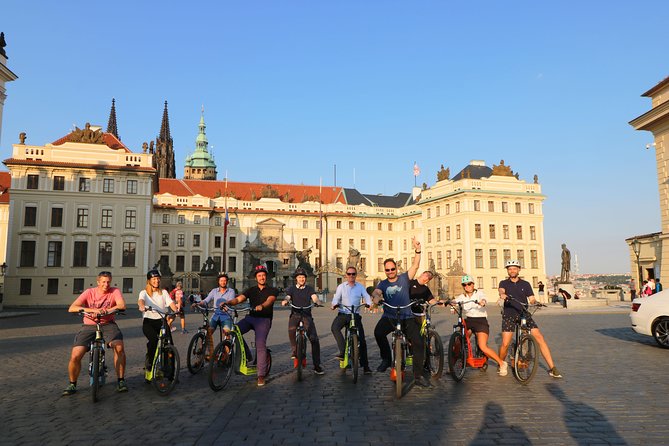 Grand City Tour of Prague on Cruiser e-Bikes or e-Scooters - The route, stop by stop, and what each stop is really for