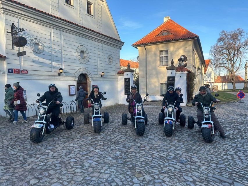 Grand City Tour on Electric Trike in Prague - Live Guided - Prague Castle: seeing it from outside without the full day commitment