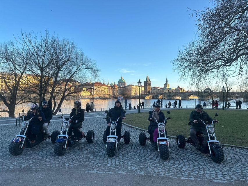 Grand City Tour on Electric Trike in Prague - Live Guided - Strahov Monastery and the Stadium views for that layered city feeling