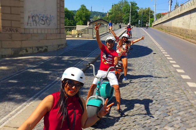 Grand city tour on Scrooser in Prague - How confident do you need to be on the Scrooser?