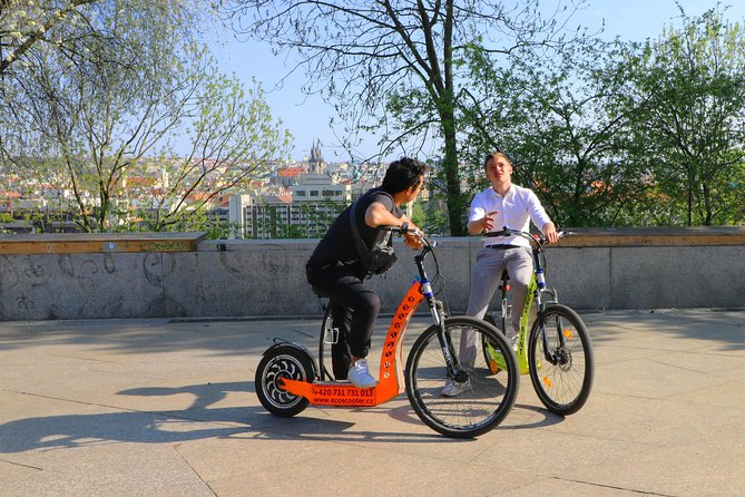 Grandiose half-day guided tour of Prague on Segway and eScooter - Jewish Quarter touchpoints: Old Jewish cemetery and Old-New Synagogue area