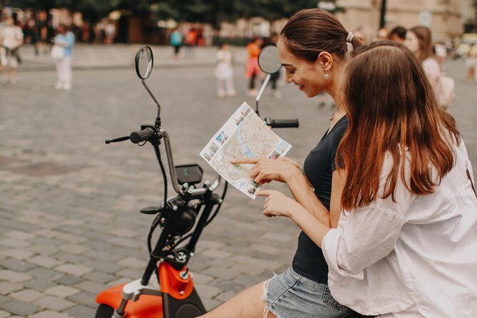 Guided sightseeing e-scooter tour of Prague: 2 hours - Letná Beer Garden viewpoints, plus riding with a smile
