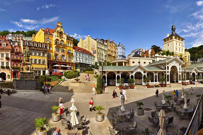 Karlovy Vary including Watchtower and Funicular from Prague - Diana Lookout Tower and funicular: the view without the stress
