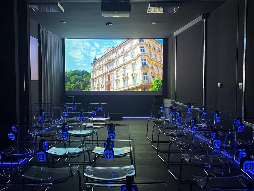 Karlovy Vary: Tourist Cinema Experience - How Language Choices Change Everything (English, Czech, Russian, German)