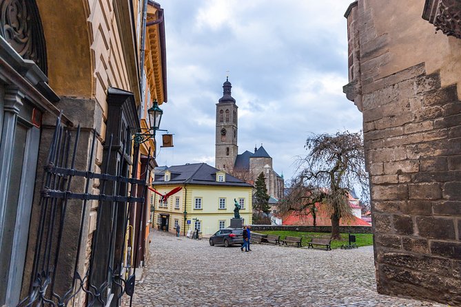 Kutná Hora Medieval Town in Vintage Cabrio car - St. Barbara’s Cathedral: a UNESCO Gothic stop made for a miner town