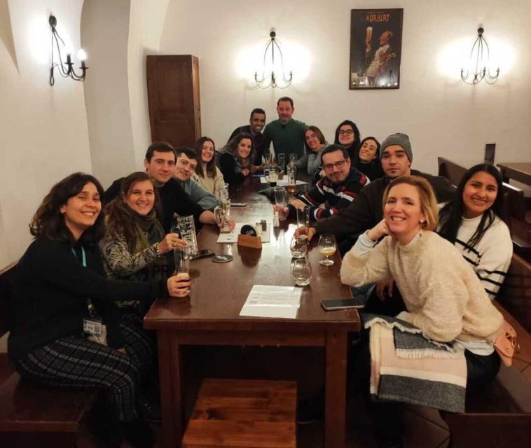 Night tour: Dark Side of Prague with Craft Beer - The Walking Part: Medieval Corners, Under-Bridge Stops, and Rebellion Sites